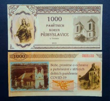 PAMĚTNÍ BANKOVKA PŘIBYSLAVICE