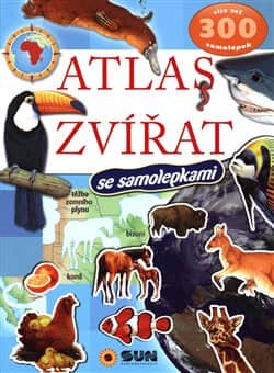 Atlas zvířat - 300 samolepek