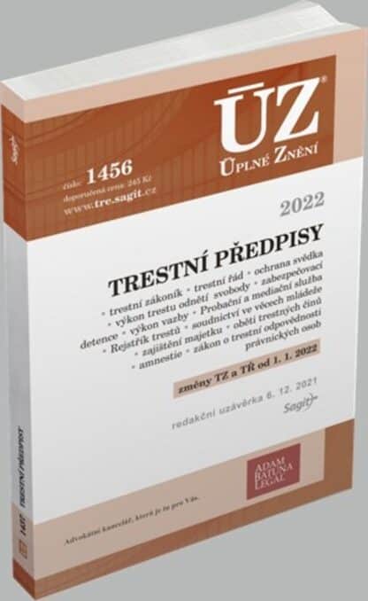 ÚZ 1456 Trestní předpisy 2022