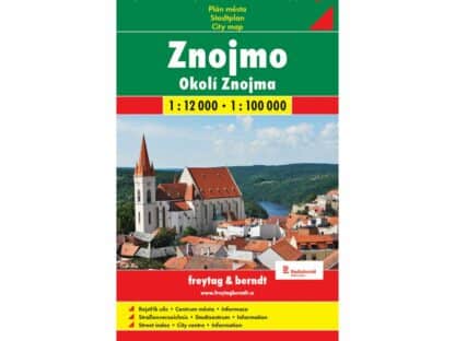 Znojmo mapa 1:12.000