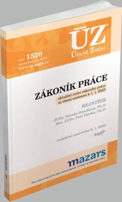 ÚZ 1520 Zákoník práce, rejstřík 2023
