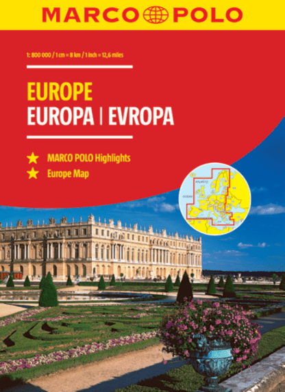 Evropa-Europa/atlas-spirála MD 1:800 000