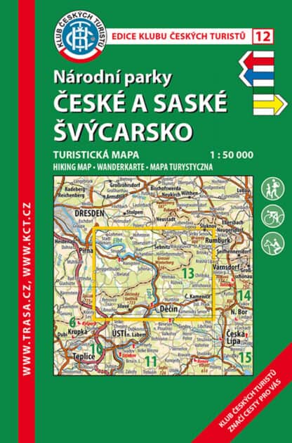 Národní parky České a Saské Švýcarsko KČT 12