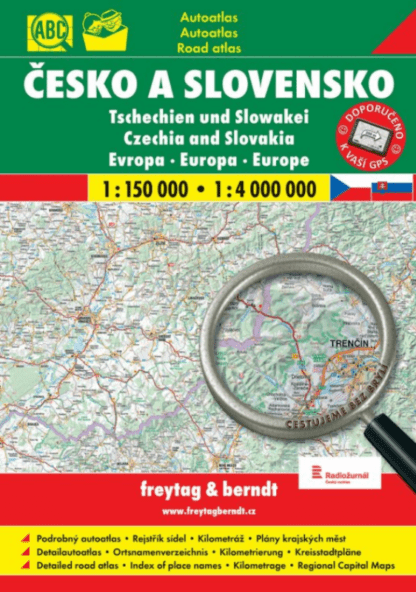 Česko + Slovensko autoatlas 1:150 000