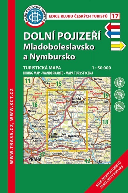KČT 17 Dolní Pojizeří, Mladoboleslavsko a Nymbursko 1:50 000