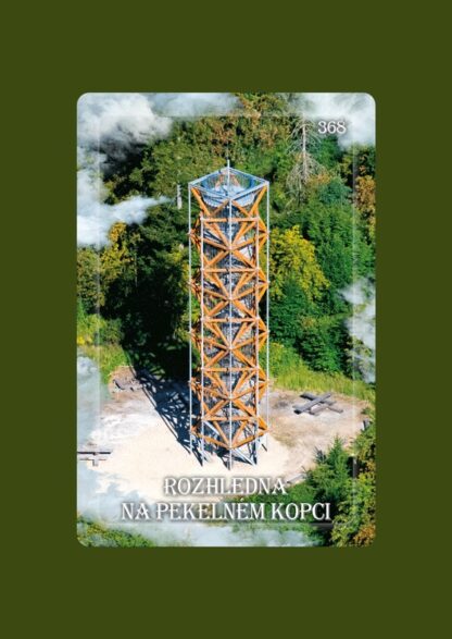 Magnetka Rozhledna Na Pekelném kopci letecká