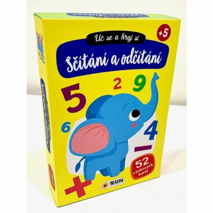 Uč se a hraj si Sčítání a odčítání - 52 výukových karet