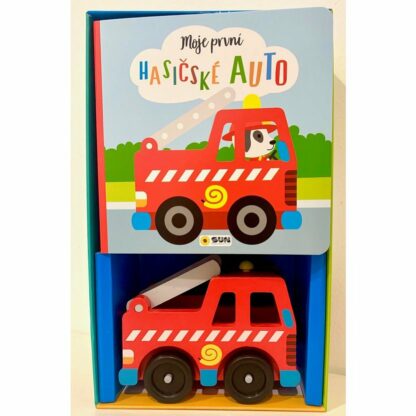 Moje první Hasičské auto (Dárkový box kniha s hračkou)