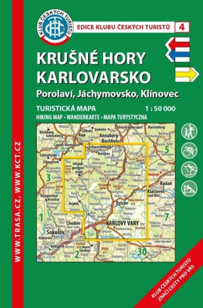 Krušné hory-Karlovarsko 1:50 000 - KČT 4