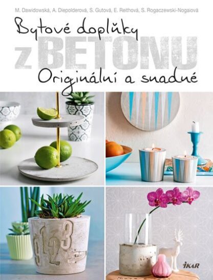 Bytové doplňky z betonu - Originální a snadné