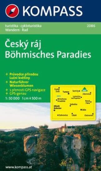 Český ráj, Böhmisches Paradies 1:50 000 / turistická mapa KOMPASS 2086