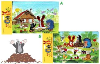 Krtek - Pěnové puzzle 6 dílků/2 motivy