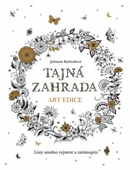 Tajná zahrada - pastelkou proti stresu