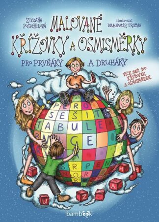 Malované křížovky a osmisměrky pro prvňáky a druháky - Více než 100 křížovek a osmisměrek
