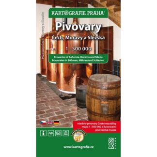 Pivovary Čech, Moravy a Slezska/1:500 tis.(tematická mapa)