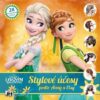 Stylové účesy podle Anny a Elsy - Ledové království - Image 2