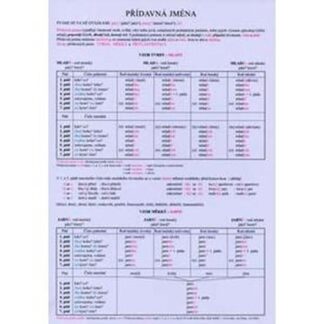 Přídavná jména TABULKA A4