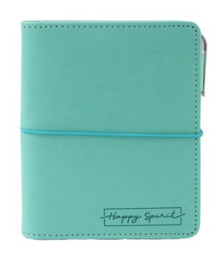 Diář UNI Tyrkysový kroužkový S s vyměnitelným kalendáriem 2022 - Designové diáře 2022