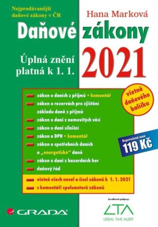 Daňové zákony 2021 - Úplná znění k 1. 1. 2021