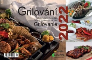 Kalendář 2022 - Grilování, stolní týdenní, 214 x 140 mm