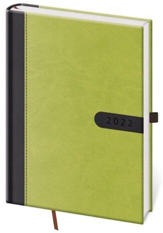 Diář 2022 Bora - zeleno/černý, denní, A5