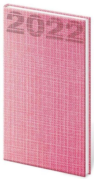 Diář 2022 Coco - červený, týdenní kapesní