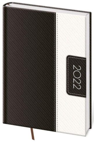 Diář 2022 Erie - černo/bílý, týdenní, A5