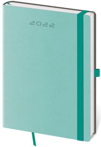 Diář 2022 Flexies - mátový, denní, A5