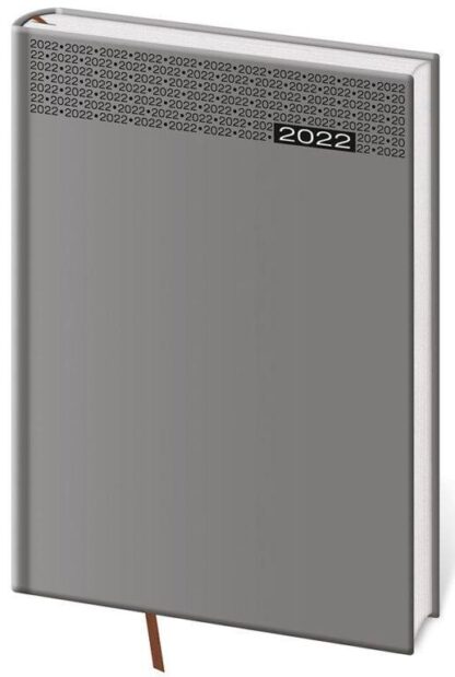 Diář 2022 Gommato - šedý, týdenní, A5