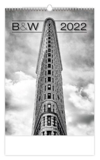 Kalendář nástěnný 2022 - B&W