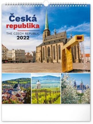 Kalendář 2022 nástěnný: Česká republika, 30 × 34 cm