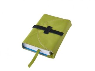 Variabilní kožený obal se sponou - kůže zelená