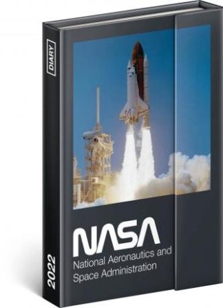 Diář 2022: NASA - týdenní, magnetický, 11 x 16 cm