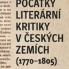 Počátky literární kritiky v českých zemích (1770-1805) - Image 2