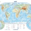 Svět - reliéf a povrch / státy a území - příruční mapa 1:85 000 000 - Image 2