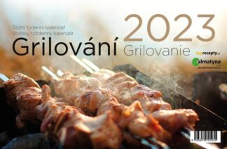 Kalendář 2023 Grilování, stolní, týdenní, 214 x 140 mm