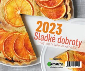 Kalendář 2023 Sladké dobroty, stolní, týdenní, 148 x 125 mm