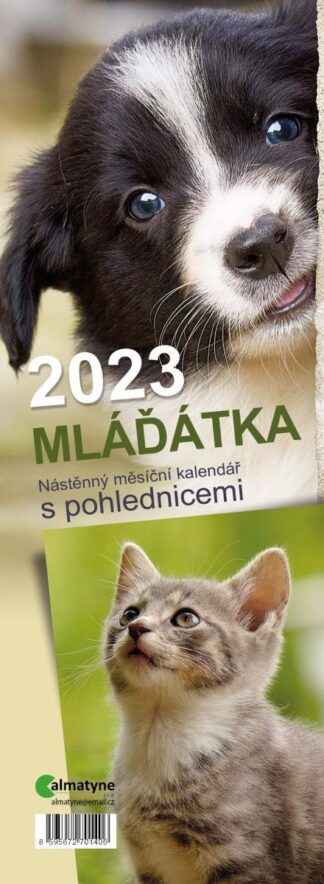 Kalendář 2023 Mláďátka, pohlednicový