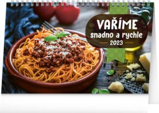 Kalendář 2023 stolní: Vaříme snadno a rychle, 23,1 × 14,5 cm