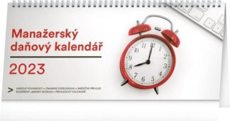 Kalendář 2023 stolní: Manažerský daňový, 33 × 14,5 cm