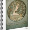 Spirálový blok Alfons Mucha - Ivy, linkovaný - Image 2