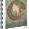 Spirálový blok Alfons Mucha - Laurel, linkovaný - Image 2