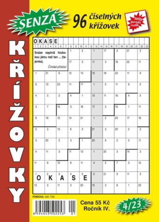 Senza číselné křížovky 4/2023