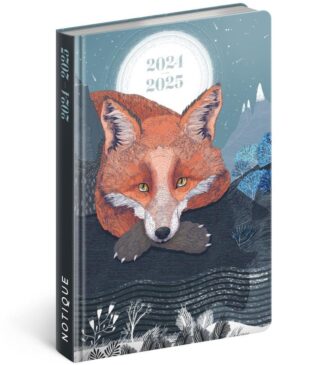 Diář 18měsíční 2024/2025 Petito - Liška, 11 × 17 cm