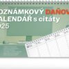 Kalendář 2025 stolní: Poznámkový daňový s citáty, 25 × 14,5 cm - Image 2