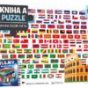 Kniha a puzzle Vlajky celého světa - Image 2