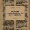Dvě studie k pozdně středověké historiografii - Image 2