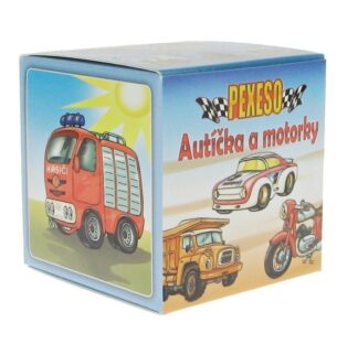 Autíčka a motorky - Pexeso box