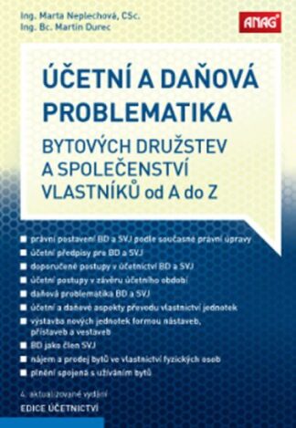 Účetní a daňová problematika bytových družstev a společenství vlastníků od A do Z