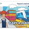 Vlaky a vláčky - Dopravní omalovánka A5 - Obrázek 2